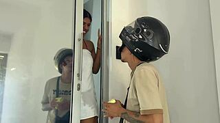 Raw deal paid with her tight Latina ass - creampie, squirt, and cum swap bliss?