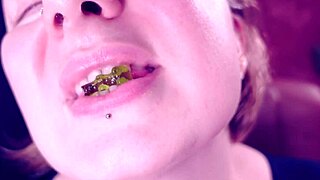 Arya Grander Chews Tiny Teddybears Giantess Fetish Eats All