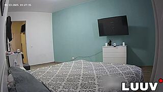 Luuv turns two amateur maids bedroom flashing into sexy uniform 1 on 1 voyeur fun