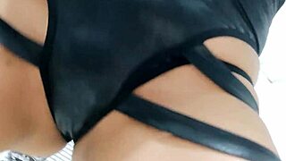 hey i dressed as sexy superheroine model in lingerie flashing live for sugar daddy