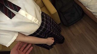 cum deep in my tiny japanese pussy grandpa!