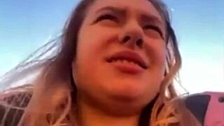 Teen BBW Fingers Wet Pussy to Orgasm in Taxi Mall!