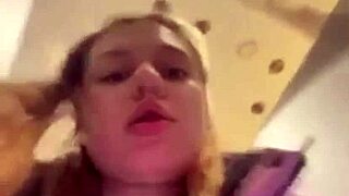 Teen BBW Fingers Wet Pussy to Orgasm in Taxi Mall!