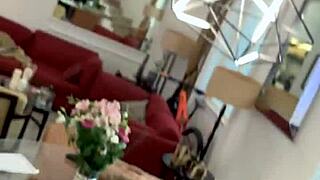 hot babe drops to knees for intense pov blowjob on monster cock