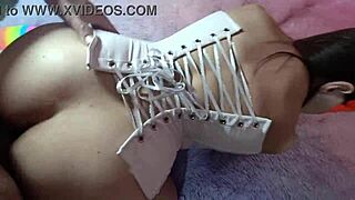 oh god, watching that latina whore wife take deep anal double penetration for cash hurts so good