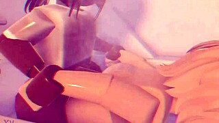 Surprised her in the shower, ready for futanari assfucking?