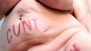 Inscribed Granny Craves Your Cock For Fuck And Blowjob
