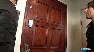 Asian milf whore titty fucks pov until horny dude explodes in cumshot