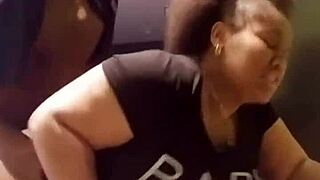 punishing bbw milf's fat ass and wet pussy for skipping kitchen chores with rough doggystyle pounding and creampie finish