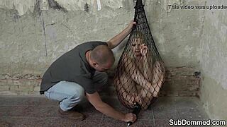 euro sub trapped in maledom web beg for rough humiliation?