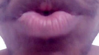 Chatting about my fresh shave before hopping in the shower post-zodiac party