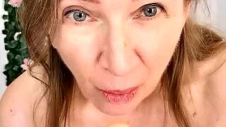 Inscribed Granny Craves Your Cock For Fuck And Blowjob