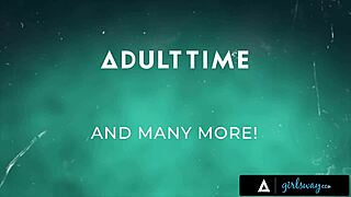 Leana massages soldier Blake Blossom