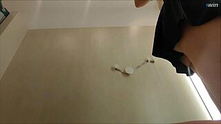 hidden cam spies russian blonde's huge tits and wet pussy in changing room