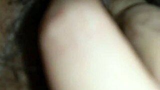 Neighbor's hairy pussy begs for my secret creampie fill