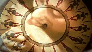 vintage erotic art display