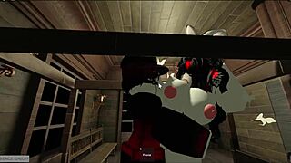 masked dude pounds cosplay girl's tight holes so hard he almost creams inside her juicy ass!