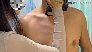 Stepsis catches stepbro sniffing panties then rides his cock hard