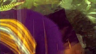 Ebony Cheerleader Rides Daddy Bent Over In Skirt