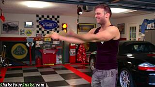 Doggystyle Petite Teen Bounces on Thick Cock in Kinky Outfit