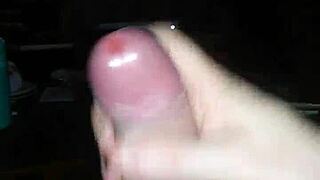 hey dude jerking off to hot tranny cumshots feels so good right?