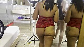 hot brazilian amateurs go wild naked full of lusty fun