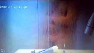 Does this German wife fingering to cum in the shower turn you on from hidden cam?
