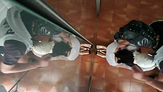 milf sucks cock for cash ends with huge cumshot mouthful