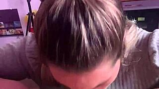 perfect day for deepthroat bliss ending in creamy cum explosion on her tits?