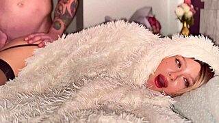 stepmom's lover slides into my ass then fills it with hot creampie