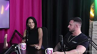 Two busty sluts bruna carlos matheus caetano kel abate bruno abate expose tits suck cock get pussies fucked wet on sheer red