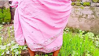 Hey village big-boobed maid bangs landowner with Telugu dirty talk