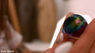 pretty mary tries anal toys then bends over the desk for hard ass pounding