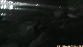 Quick beach blowjob turns into hidden anal pounding unseen