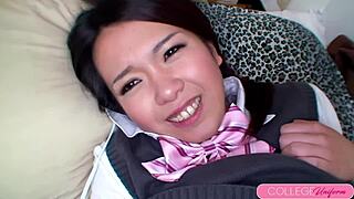 hitomi hanzawa submits to agent's monster cock pounding her wet