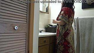 pakistani stepmom shocked as stepson fills her pussy with cum
