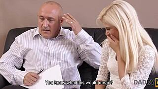 old bald daddy4k ravages naive son's new girlfriend in fierce affair