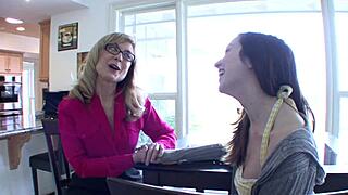 Ally Evans, wanna learn pussy licking from Nina Hartley milf?