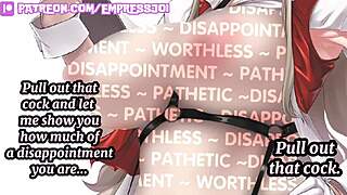 4 min joi challenge tests beta with censored feet humiliation