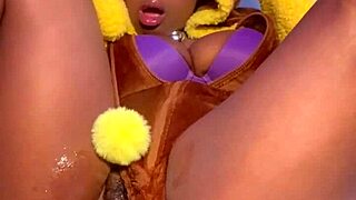 Whoa! Lopunny Cosplay Hottie Squirts Everywhere on Wet Horny Pussy During Intense Missionary Fuck!