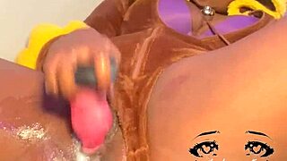 Whoa! Lopunny Cosplay Hottie Squirts Everywhere on Wet Horny Pussy During Intense Missionary Fuck!