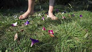 wanna see her crush flowers barefoot on the ranch grass?