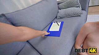 naughty college slut takes flexible anal from house manager pov