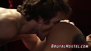 young teen tourist rides cock in cowgirl bondage