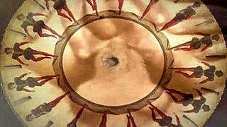 vintage erotic art display