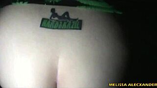 Quick beach blowjob turns into hidden anal pounding unseen