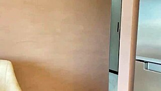 Horny Russian Stepmom Spies Steps on. Fucks Him Brazenly!