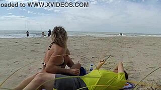 A Stranger Milf Jerks My Monster Cock Till Explosive Cumshot In Public Crowd