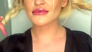 uhh i'm that horny college slut sucking this banana like crazy