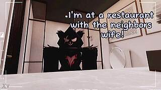 robloc raven team leader hangs with neighbor 😏👫